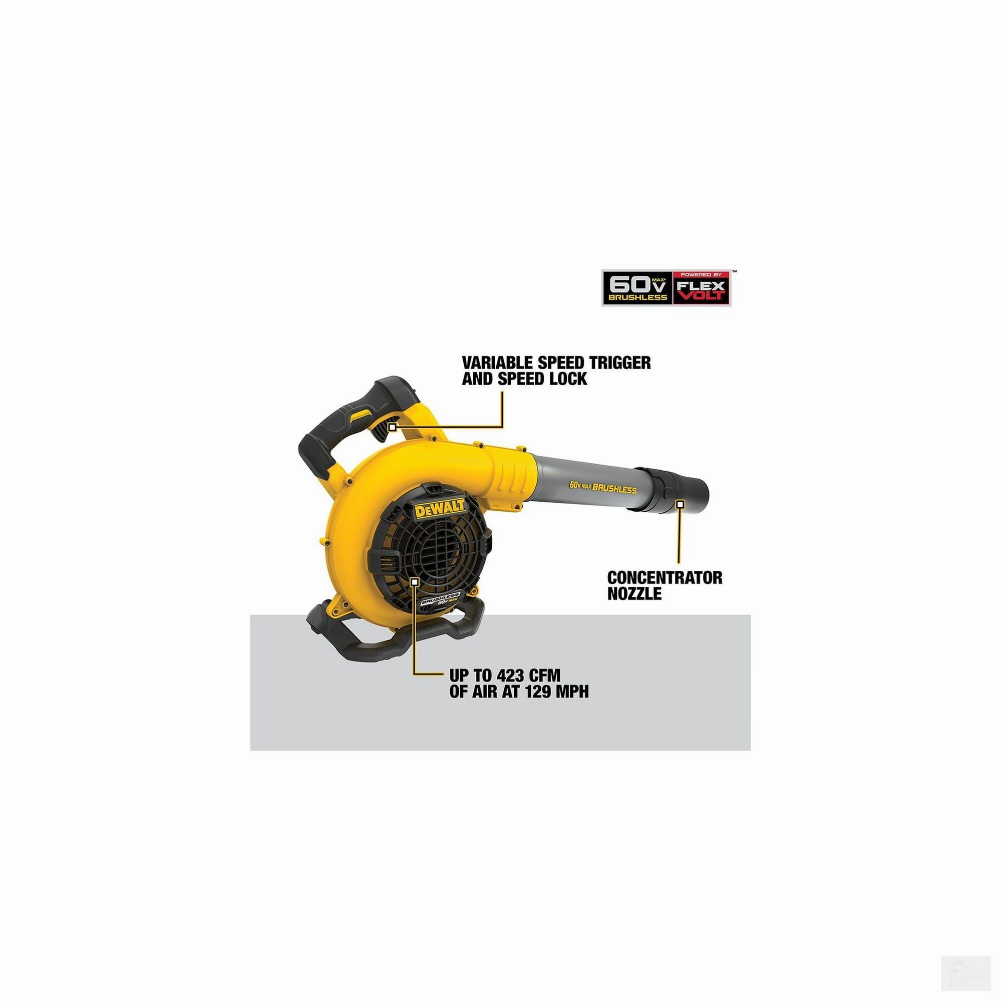 Dewalt 60V MAX* Chainsaw With Blower Combo Kit (DCKO667X1)