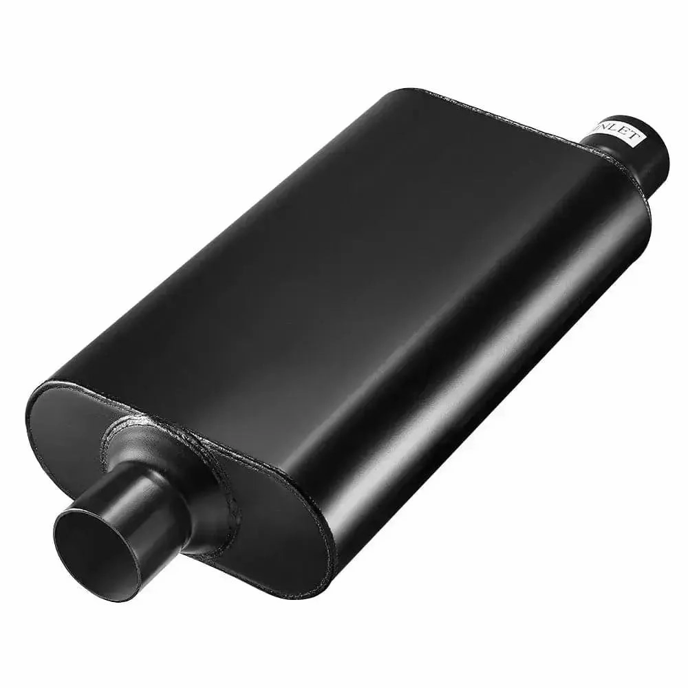 EVIL ENERGY 2.5" In 2.5" Out / 3.0" In 3.0" Out 50 Series Offset In Center Out Exhaust Muffler