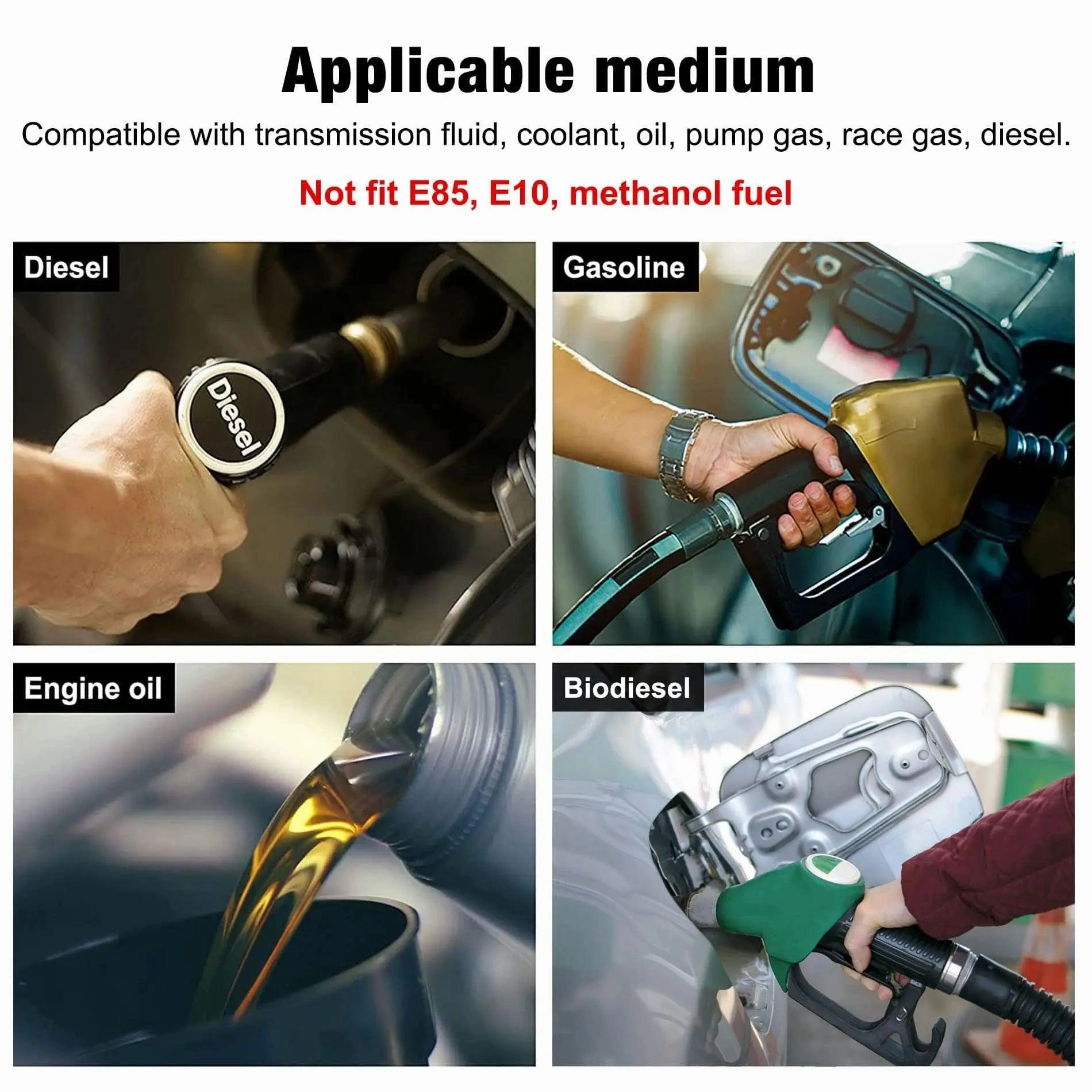 EVIL ENERGY 4/6/8/10/12AN CPE Fuel Line Kit Braided Nylon Fuel Hose 10FT Silver