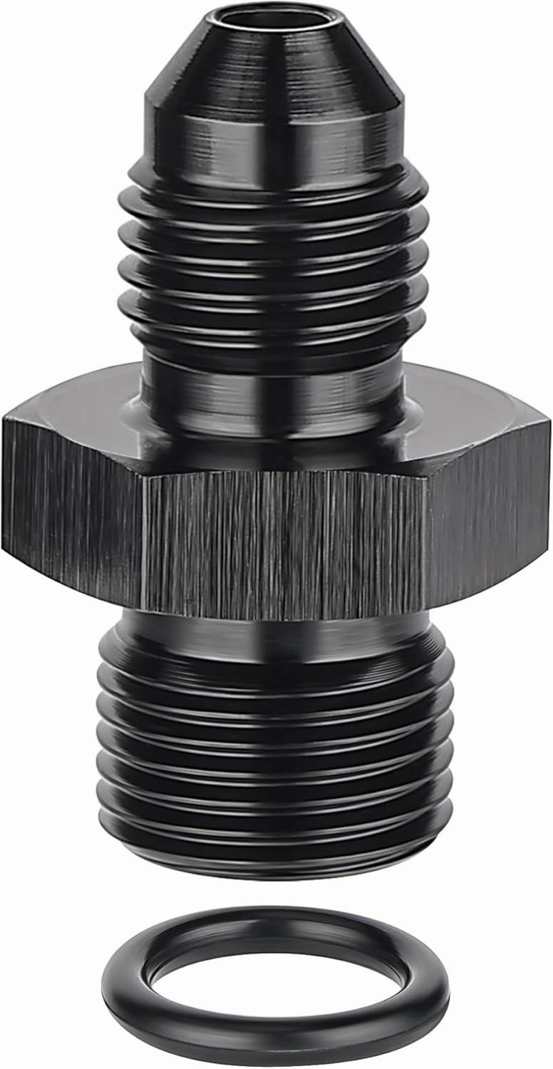EVIL ENERGY AN Male Flare to Male Metric Fitting Adapter Aluminium Alloy