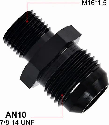 EVIL ENERGY AN Male Flare to Male Metric Fitting Adapter Aluminium Alloy