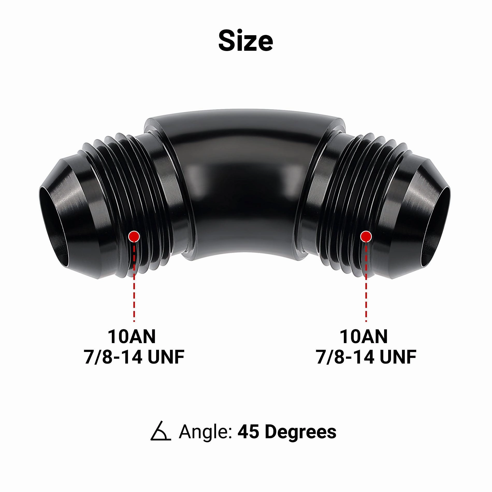EVIL ENERGY AN Male to Male One Piece Full Flow Swivel Coupler Union Fitting Adapter Aluminum