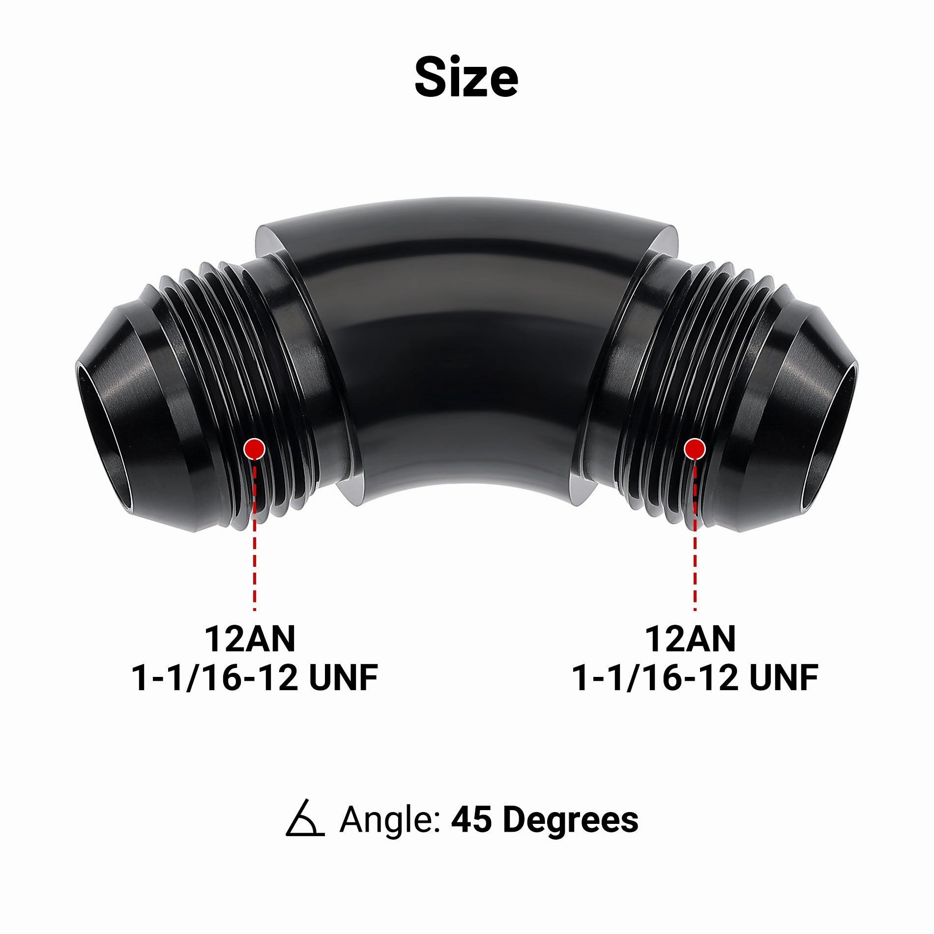 EVIL ENERGY AN Male to Male One Piece Full Flow Swivel Coupler Union Fitting Adapter Aluminum