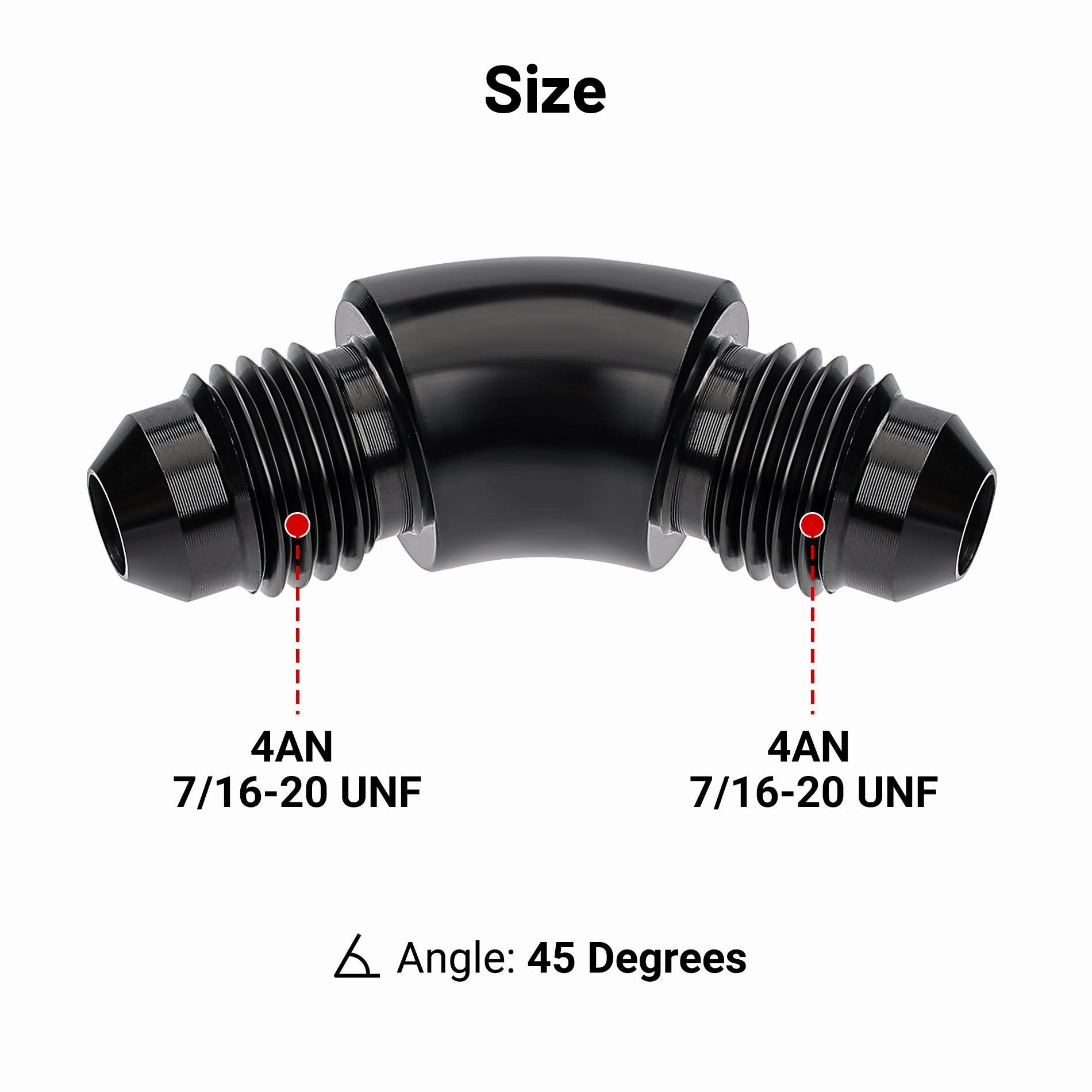 EVIL ENERGY AN Male to Male One Piece Full Flow Swivel Coupler Union Fitting Adapter Aluminum