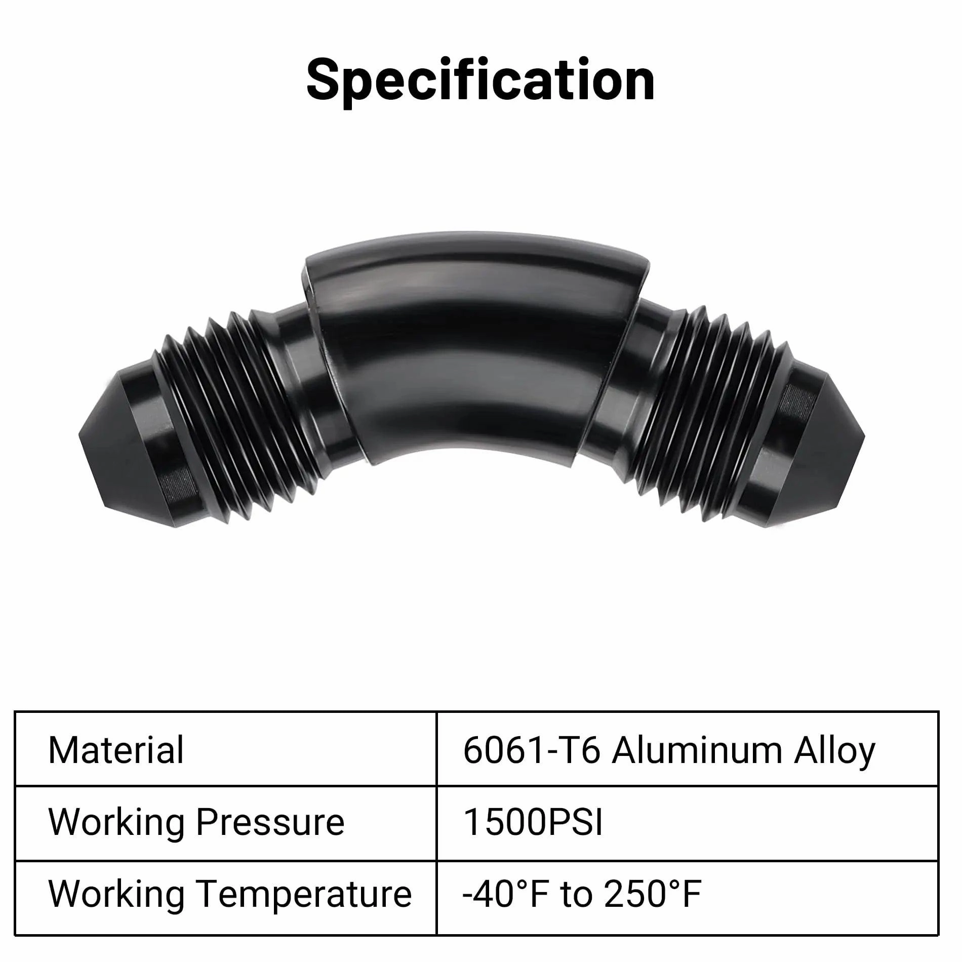 EVIL ENERGY AN Male to Male One Piece Full Flow Swivel Coupler Union Fitting Adapter Aluminum