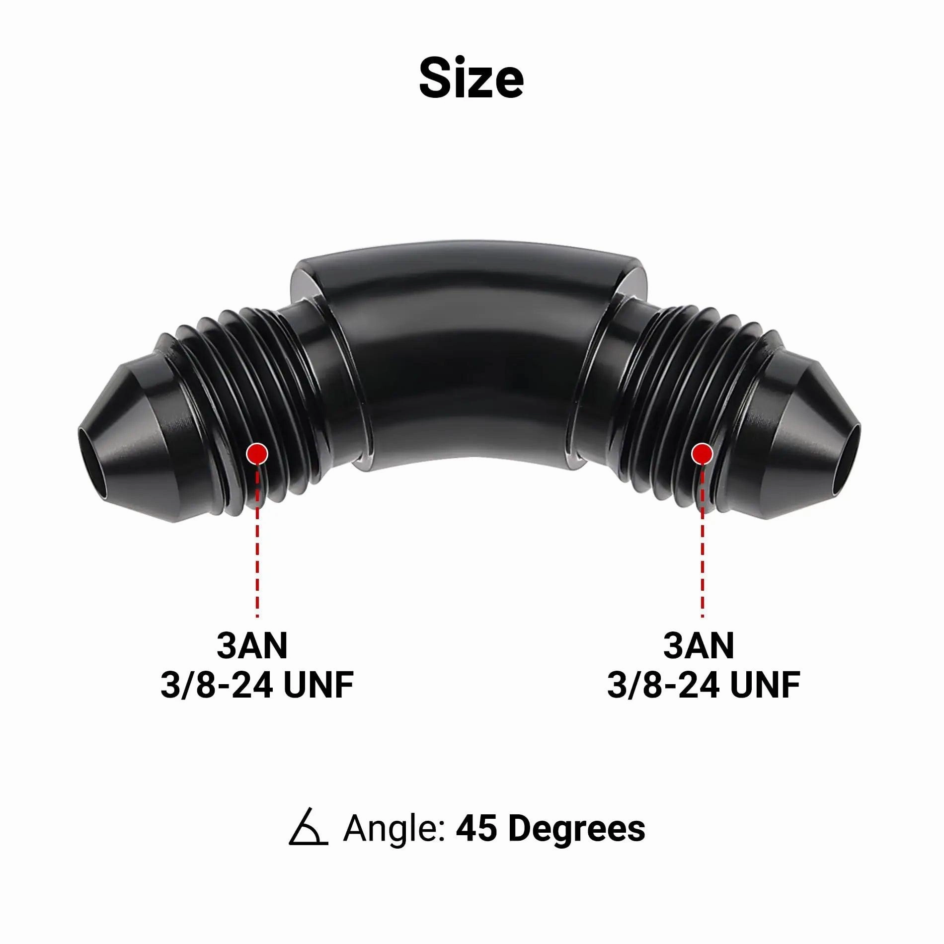 EVIL ENERGY AN Male to Male One Piece Full Flow Swivel Coupler Union Fitting Adapter Aluminum