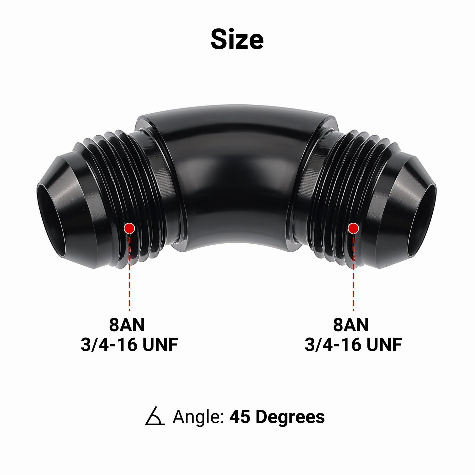 EVIL ENERGY AN Male to Male One Piece Full Flow Swivel Coupler Union Fitting Adapter Aluminum