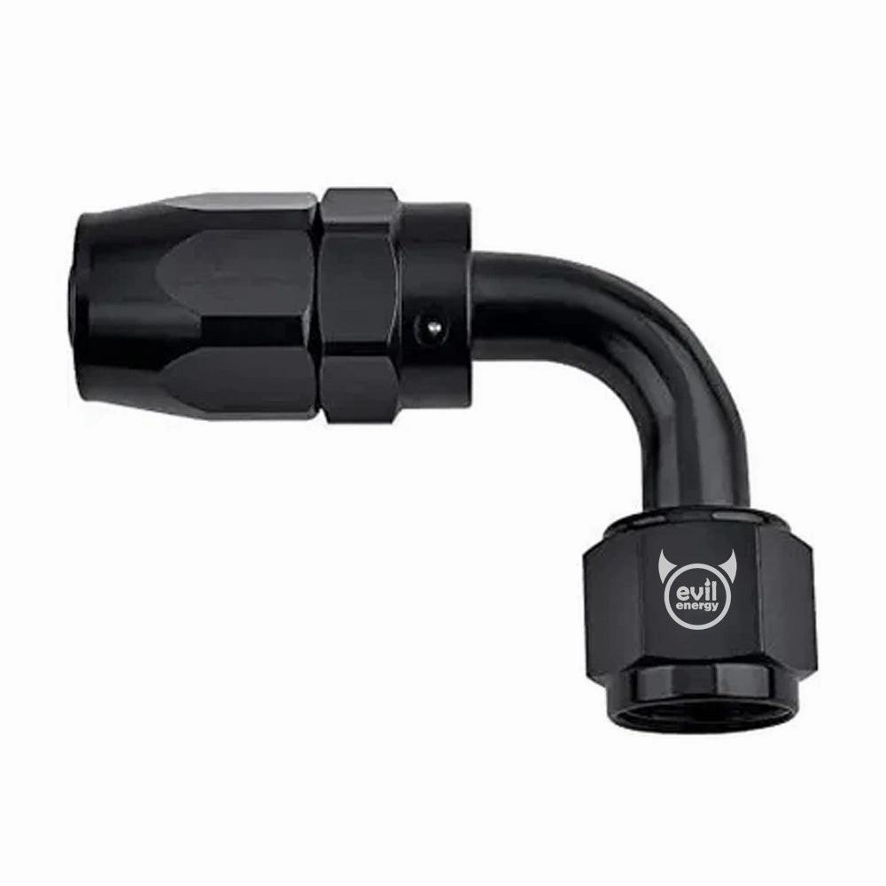 EVIL ENERGY Complete High-Performance Fuel Line Kit with AN6 PTFE & CPE Hoses, 45° & 90° Fittings
