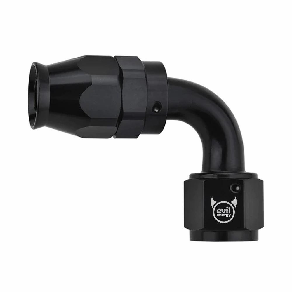 EVIL ENERGY Complete High-Performance Fuel Line Kit with AN6 PTFE & CPE Hoses, 45° & 90° Fittings