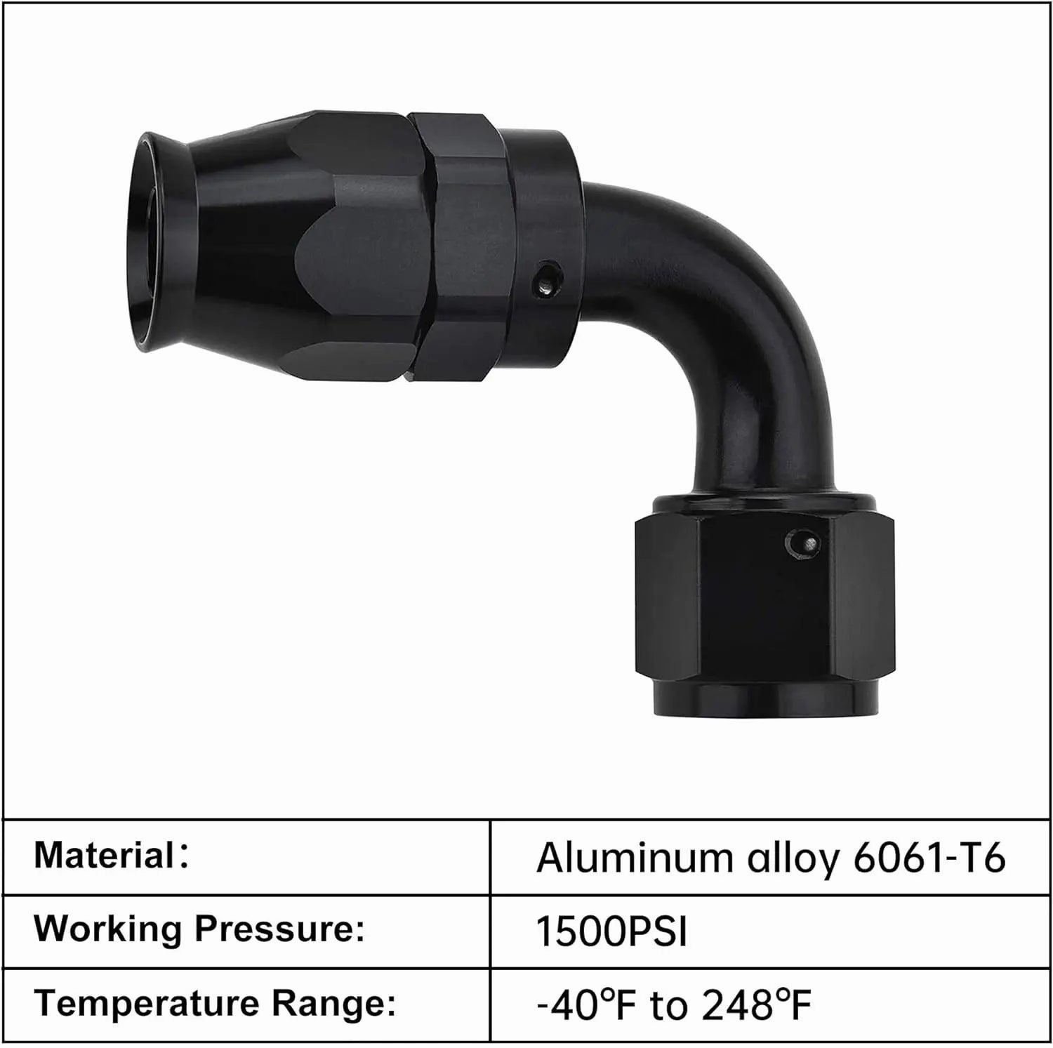 EVIL ENERGY Complete High-Performance Fuel Line Kit with AN6 PTFE & CPE Hoses, 45° & 90° Fittings