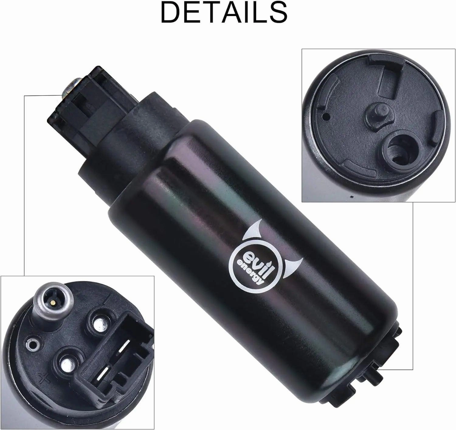EVIL ENERGY EFI 255LPH Electric Intank Fuel Pump High Flow 43PSI Kit