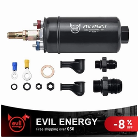 EVIL ENERGY Electric Intank/External Fuel Pump High Flow Kit Fit for 12V DC EFI system