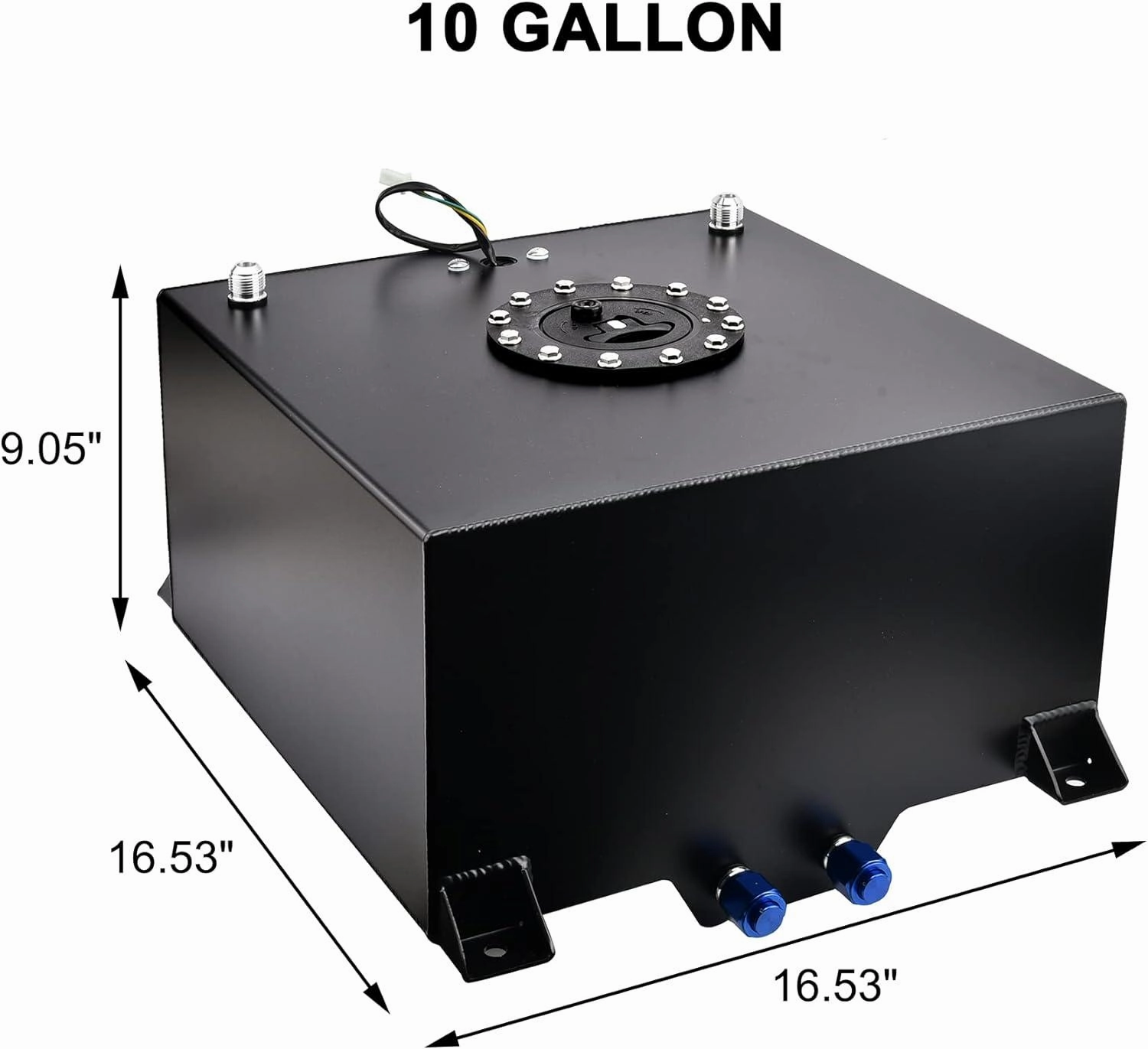 EVIL ENERGY Fuel Cell Tank Kit – Efficient Fuel System Upgrade with CPE Fuel Lines & Fittings, 10-Gallon Capacity