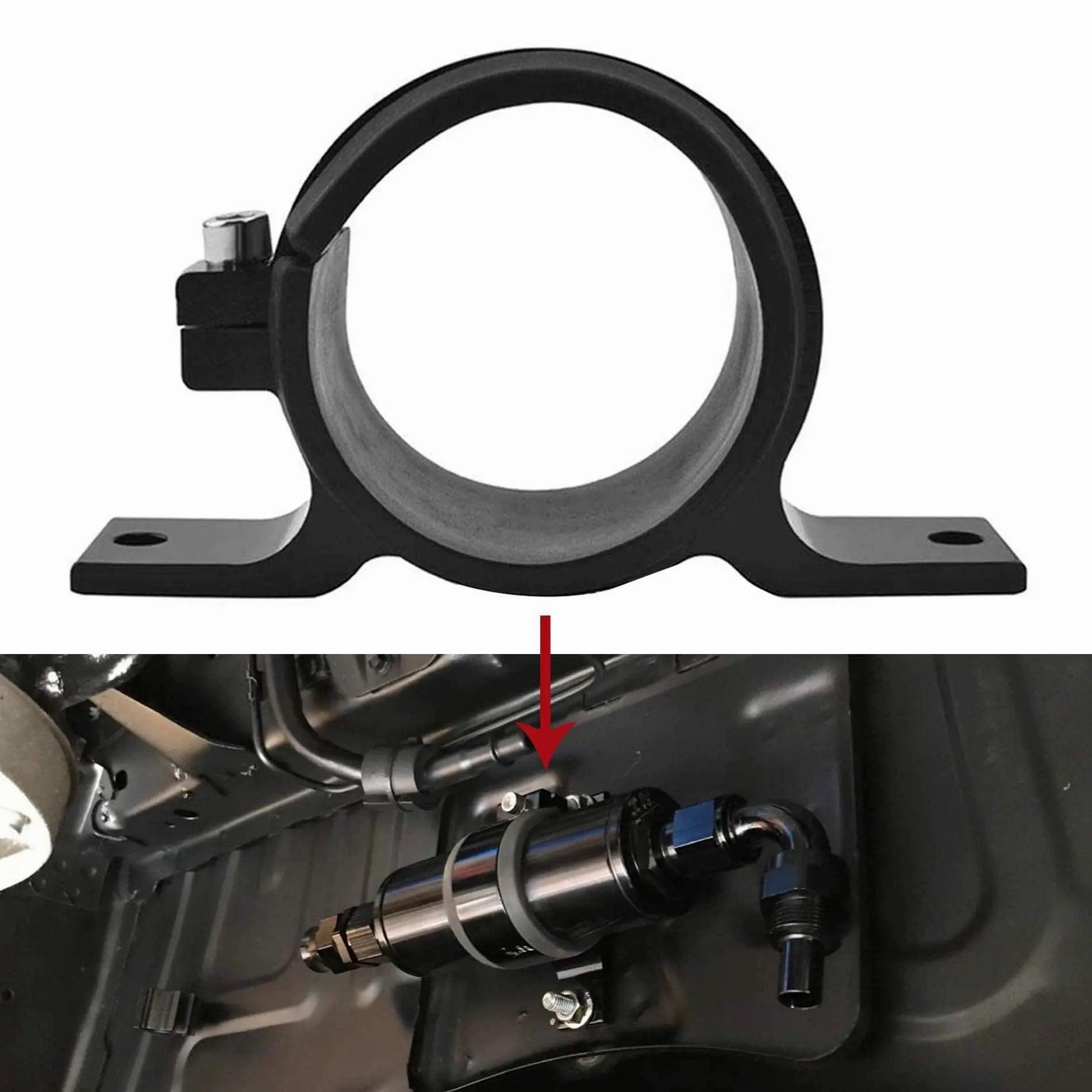 EVIL ENERGY Fuel Filter Mounting Bracket Fuel Pump Clamp Holder (50mm/60mm)