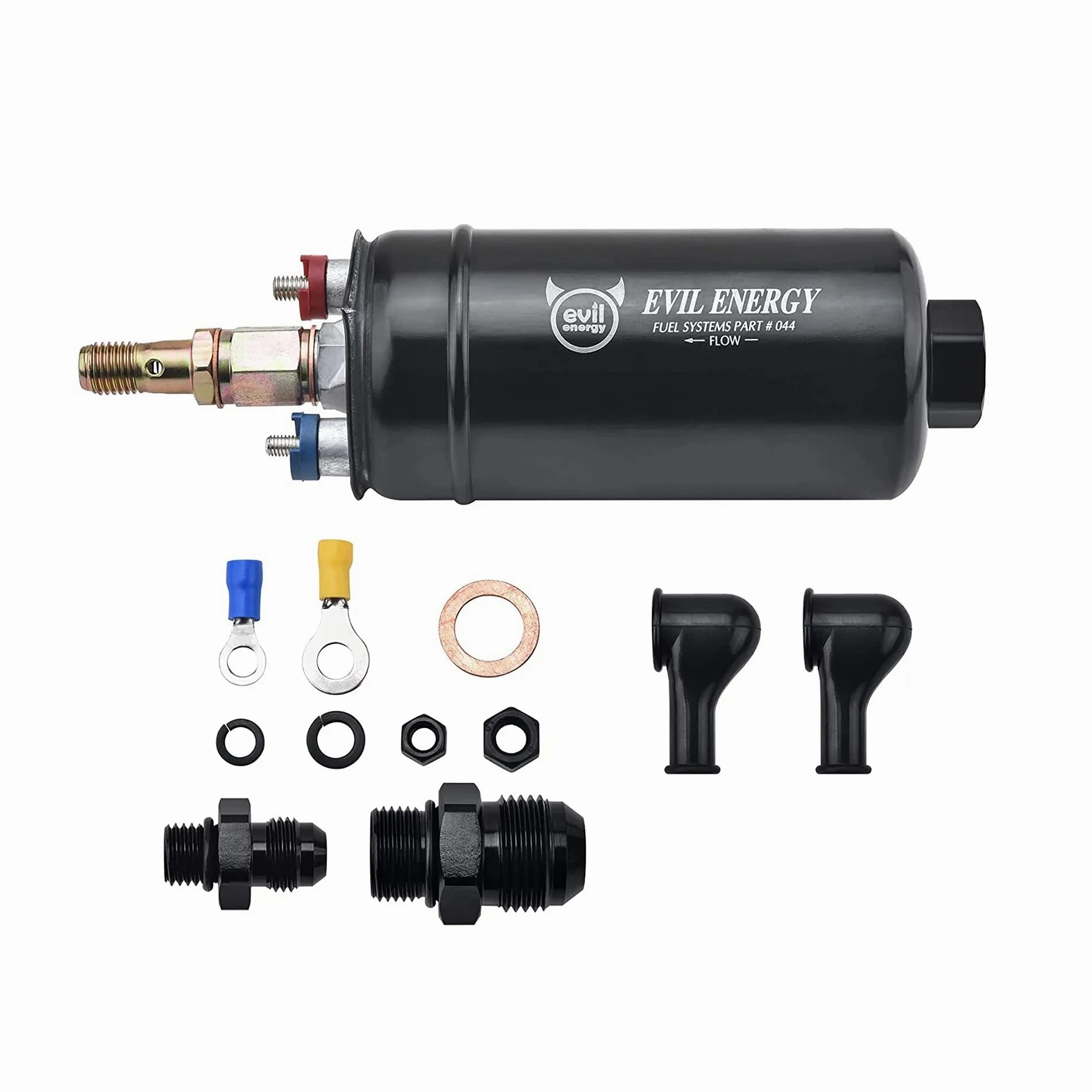 EVIL ENERGY Fuel Filter Regulator 58PSI Inline Fuel Pump with 6AN CPE 25FT Fuel Hose Kit