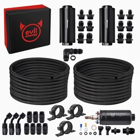 EVIL ENERGY Fuel Injection In-Line Fuel Delivery Kit  EFI External Frame Mounted Pump Kit
