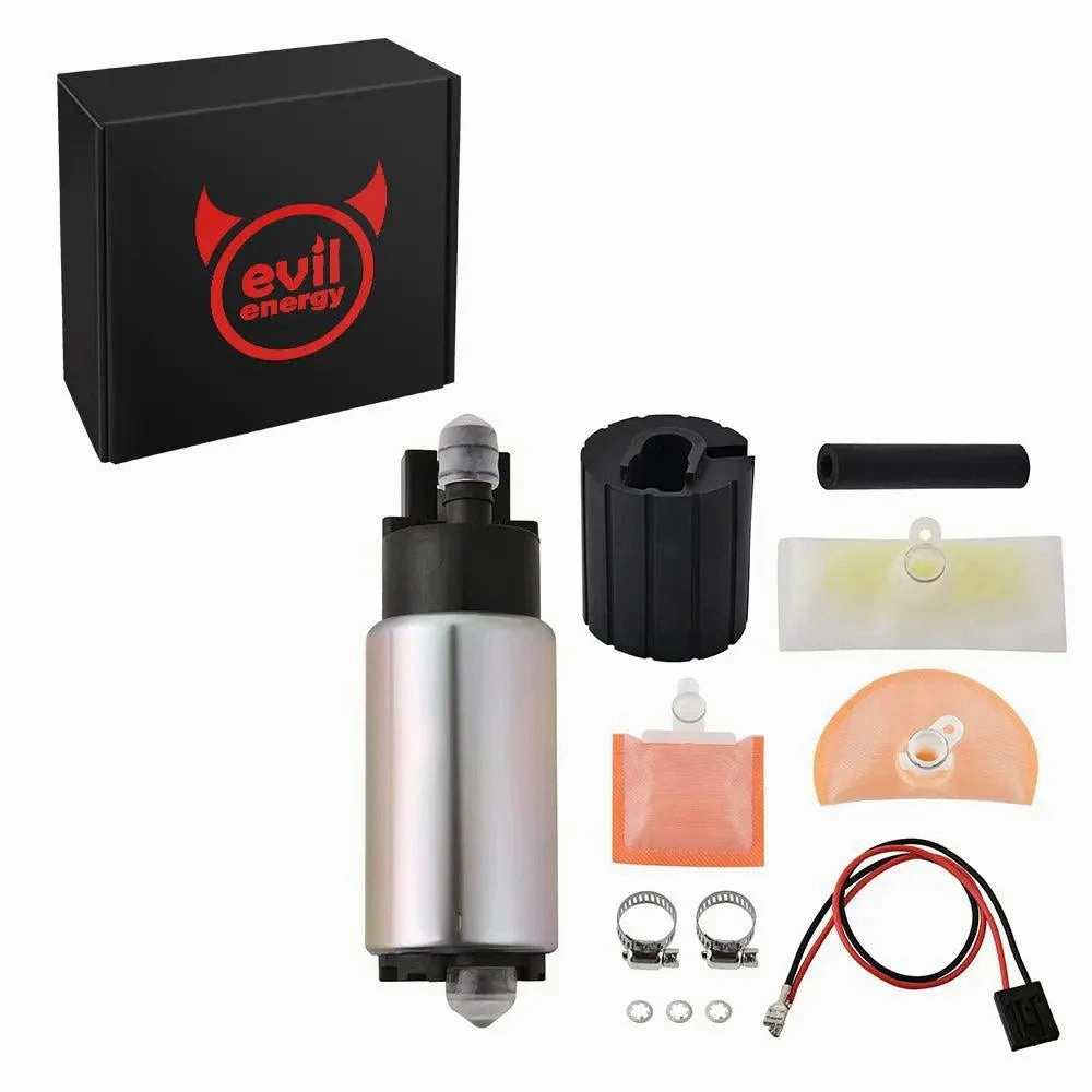 EVIL ENERGY Fuel System Bundle: Universal Fuel Filter, Fuel Pump & Pressure Regulator