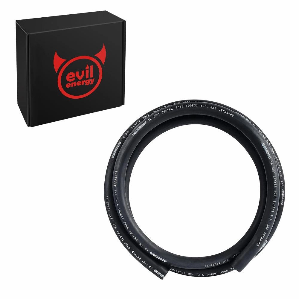 EVIL ENERGY Heater Hose Coolant Radiator Straight 100PSI SAE 20R3 (5/8'' 1/2'' 3/4'' 3/8'' 5/16'' 1'')