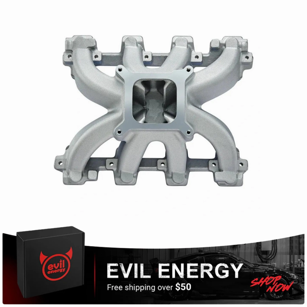 Evil Energy LS EFI System - Master Kit | Intake Manifold & Fuel Rail for GM LS3 L92 V8 6.2L | Inline Fuel Pump | Fuel Filter | PTFE Fuel Hose