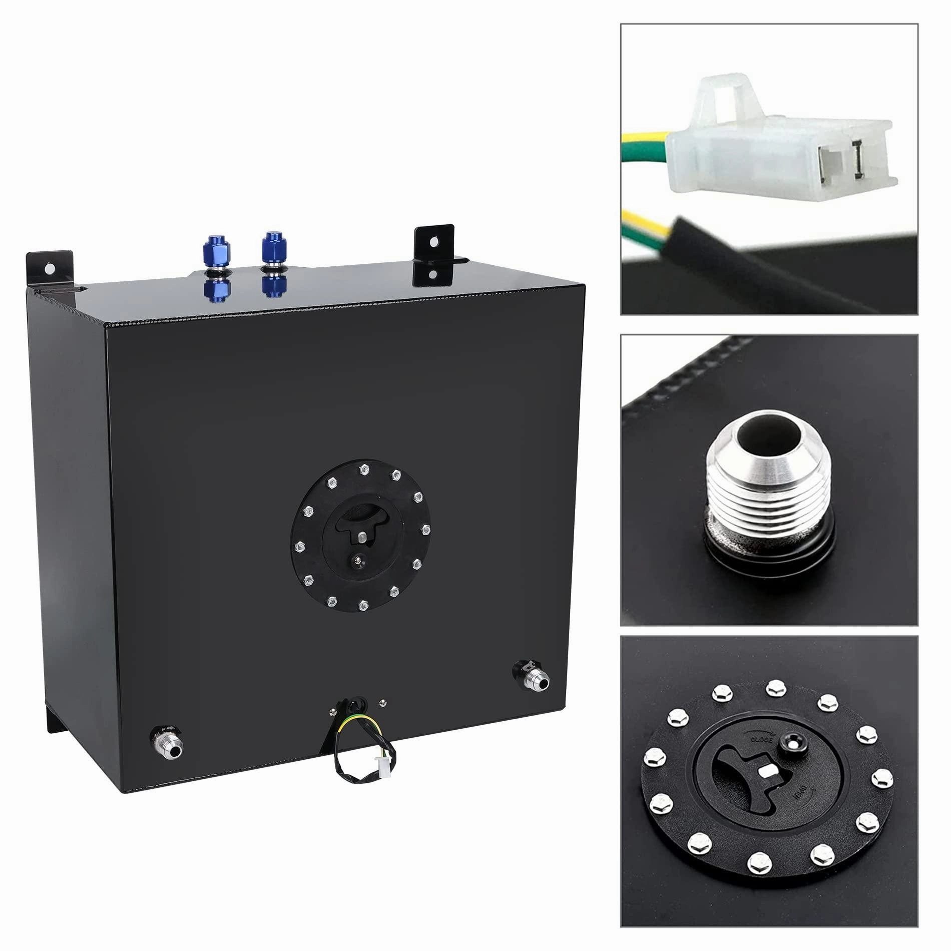 EVIL ENERGY Master Kit-Fuel Cell Tank Kit with Inline Fuel Pump,  PTFE Fuel Line, Fuel Filter, Pressure Regulator - Complete High-Performance Fuel Upgrade