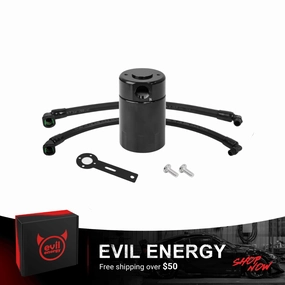 EVIL ENERGY Oil Catch Can  Air Oil Separator compatible with 2021-2023 Ram TRX 6.2L SC Passenger Side 3OZ