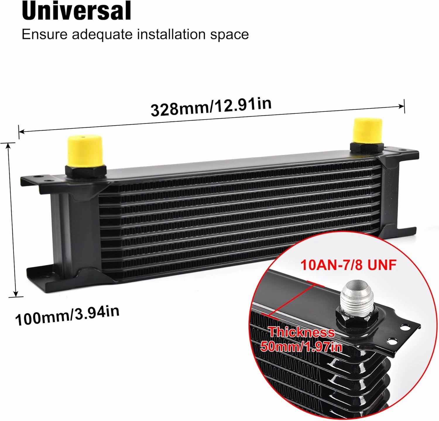 EVIL ENERGY Oil Cooling Solution Kit With 6AN Fuel Line & Bracket