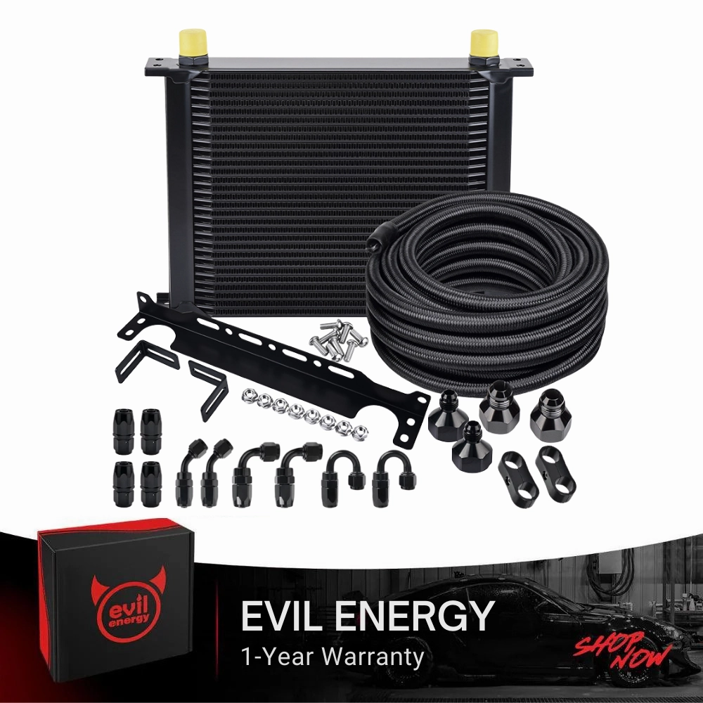 EVIL ENERGY Oil Cooling Solution Kit With 6AN Fuel Line & Bracket