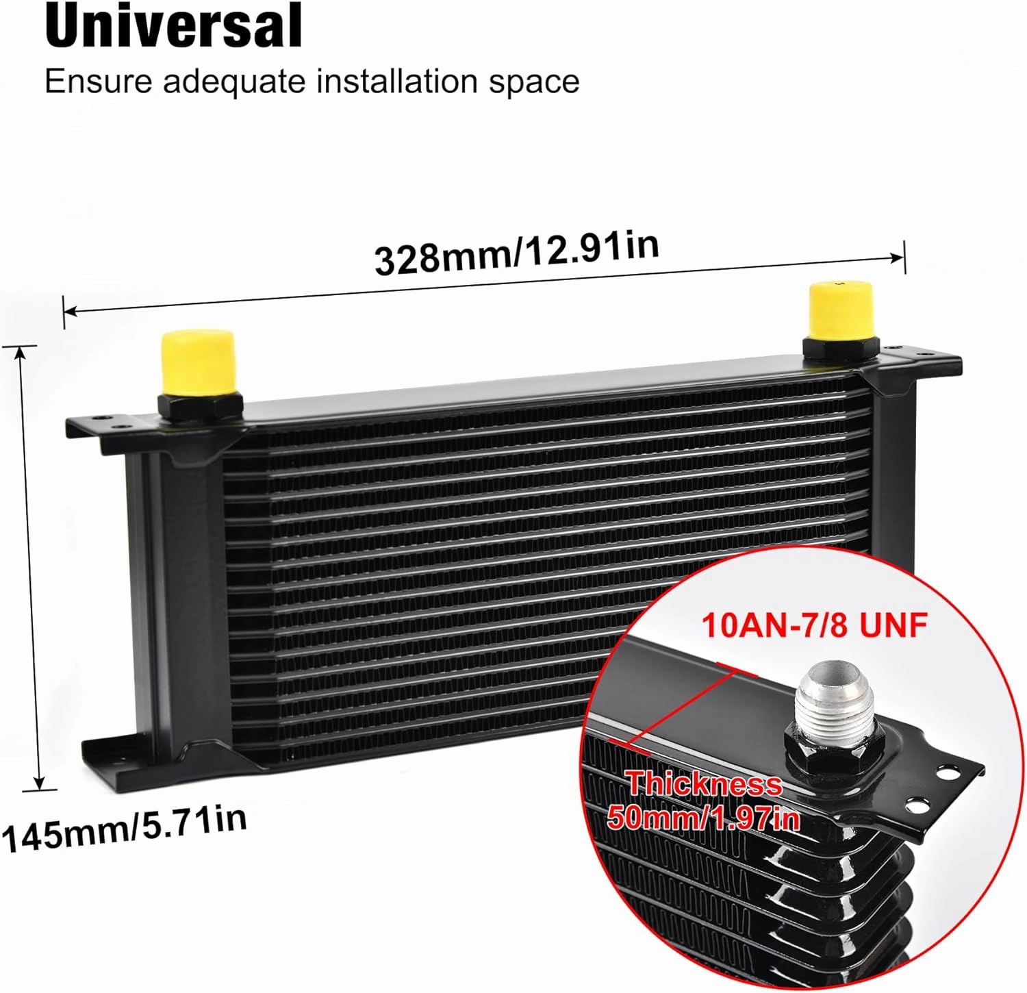 EVIL ENERGY Oil Cooling Solution Kit With 6AN Fuel Line & Bracket