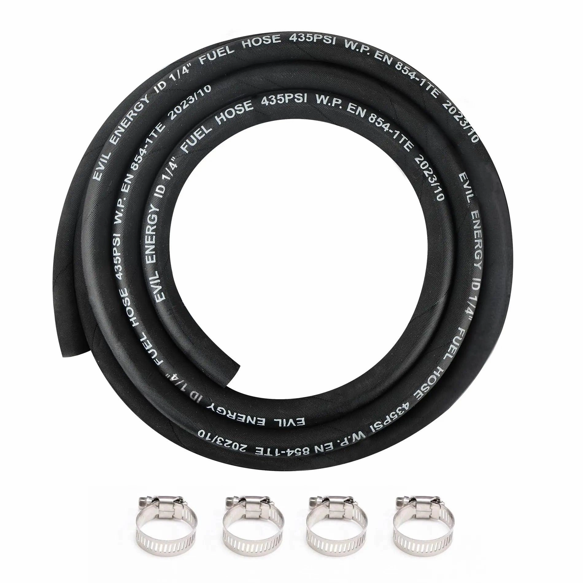 EVIL ENERGY Push Lock Fuel Hose NBR Rubber for Automotive Fuel Systems Engines 435PSI EN854-1TE