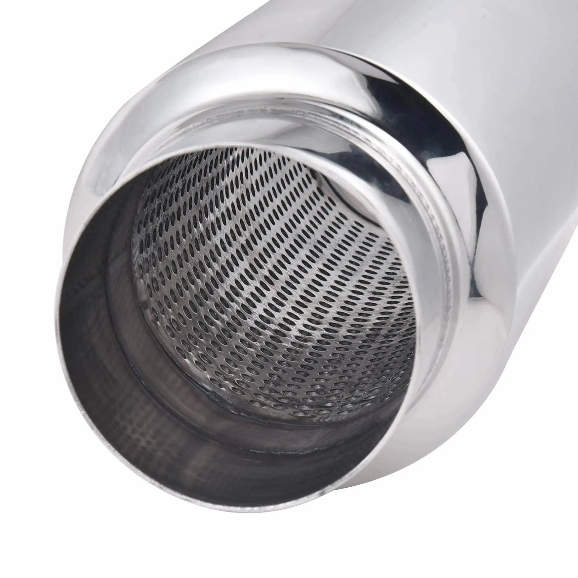 EVIL ENERGY Stainless Steel Exhaust Resonator Muffler 13.8" Length