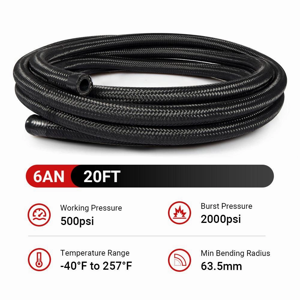 EVIL ENERGY Universal EFI Fuel System Kit with PTFE Fuel Line and 10-Micron Fuel Filter