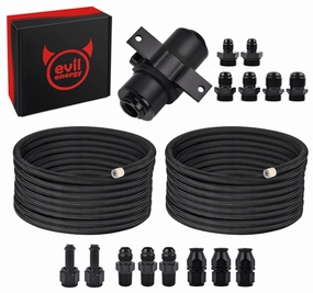 EVIL ENERGY Universal EFI Fuel System Kit with PTFE Fuel Line and 10-Micron Fuel Filter