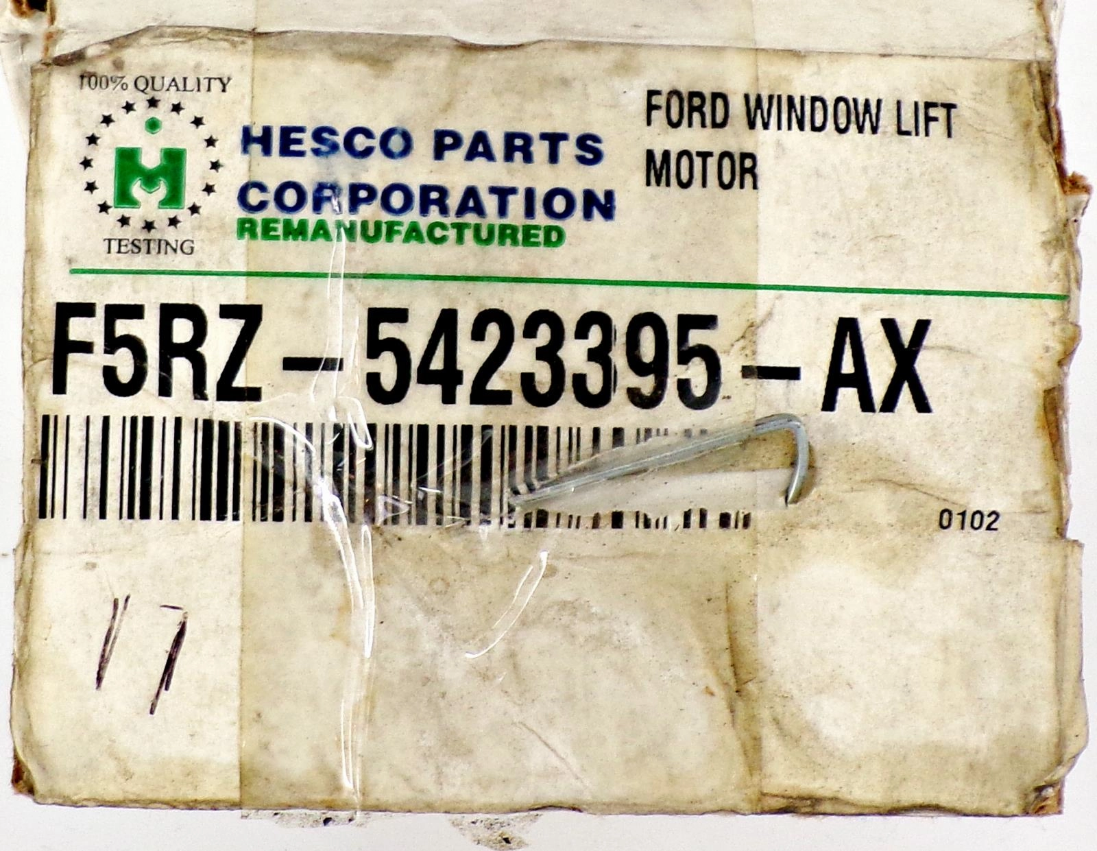 F5RZ-5423395-AA Remanufactured Hesco Power Window Motor Front Left 1995-00 Ford