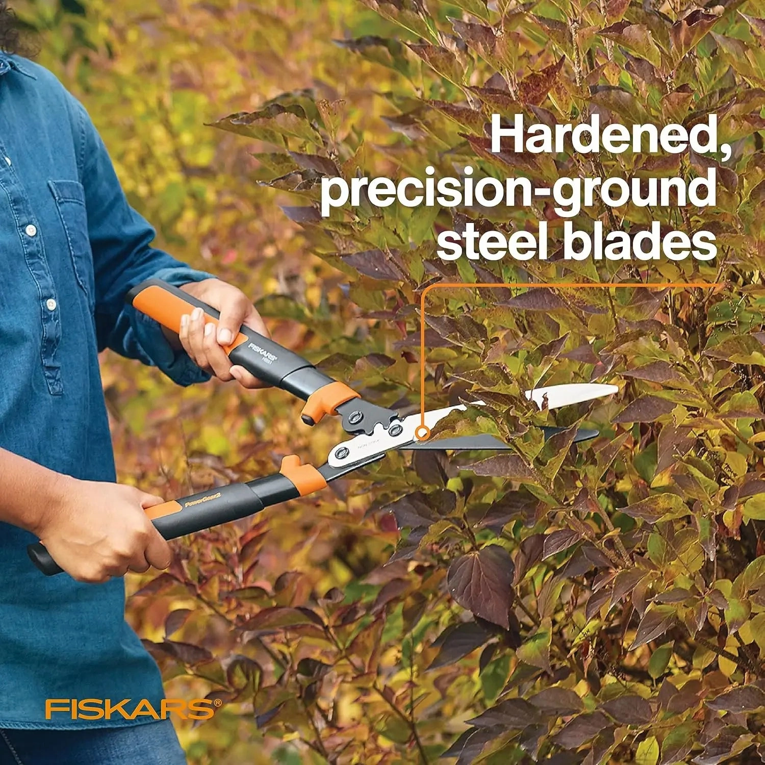 FISKARS 392861 - PowerGear2™ Hedge Shears (23") HS551
