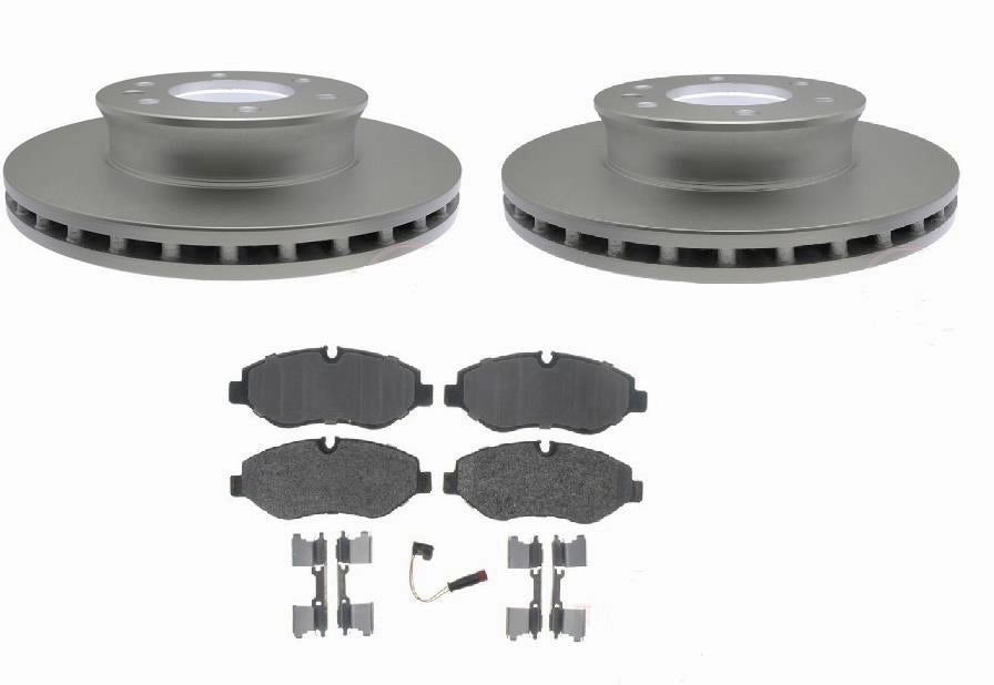 Front Brake Pad Rotor hardware & sensor Fits 2007-2020 Sprinter 2500