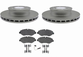 Front Brake Pad Rotor hardware & sensor Fits 2007-2020 Sprinter 2500