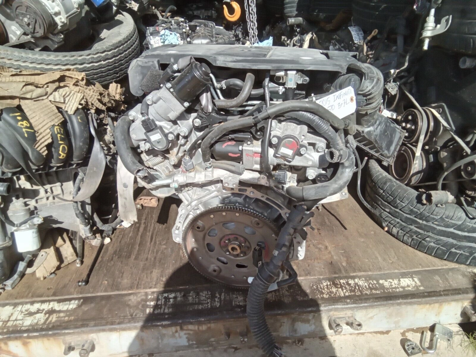 INFINITI G37X G37 EX37 Q50 3.7L VIN B VQ37VHR V6 4x4 AWD ENGINE MOTOR ASSEMBLY