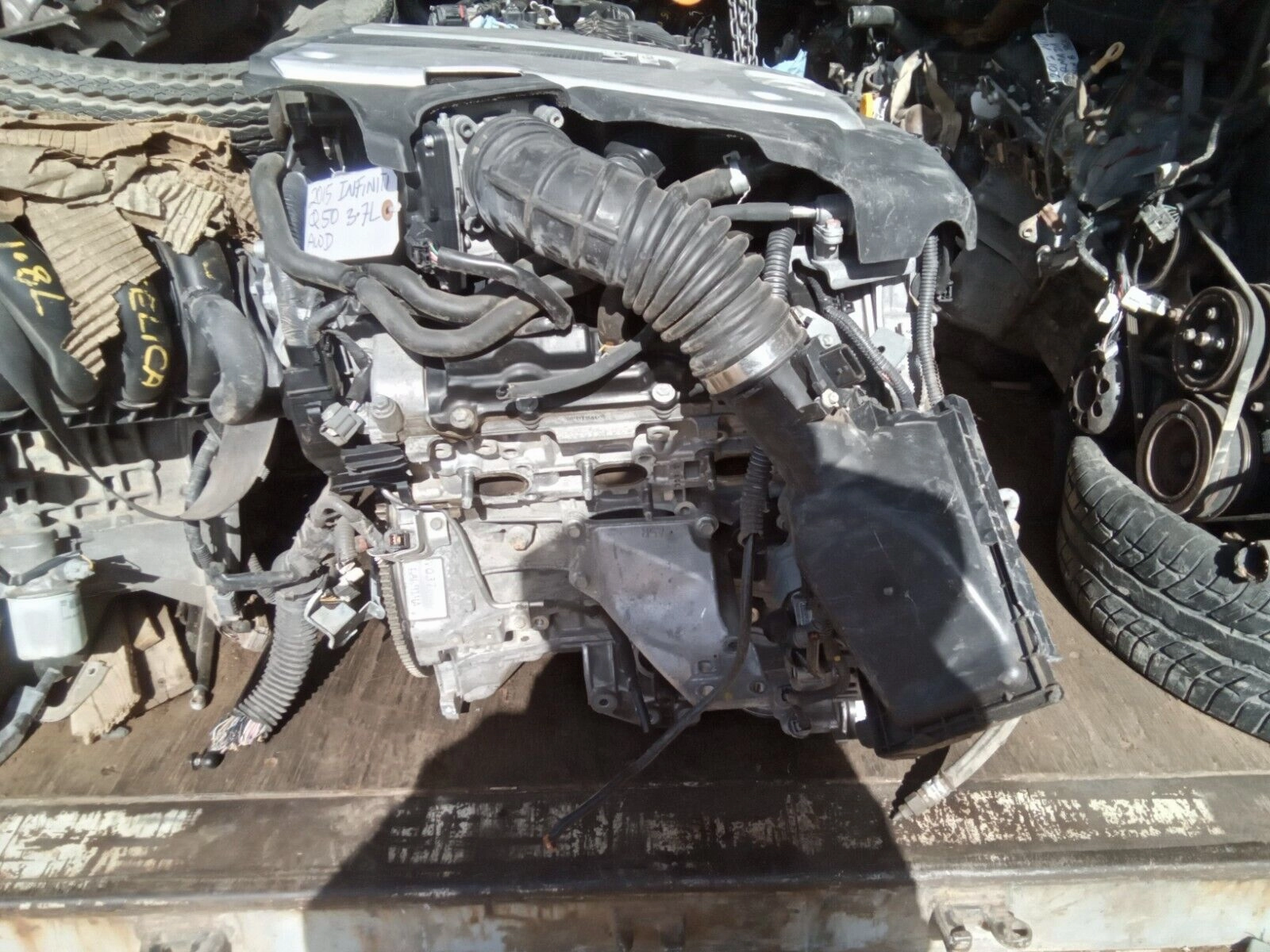 INFINITI G37X G37 EX37 Q50 3.7L VIN B VQ37VHR V6 4x4 AWD ENGINE MOTOR ASSEMBLY