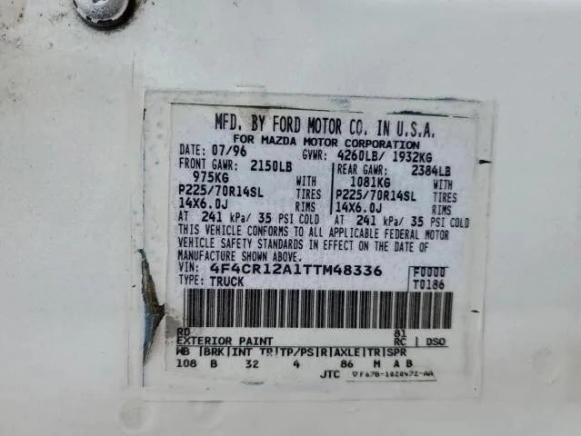 MAZDA B2300 FORD RANGER 2.3L ENGINE MOTOR ASSEMBLY 162K MILES