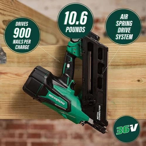Metabo HPT 36V Cordless Metal Connector Nailer (NR3665DAM)