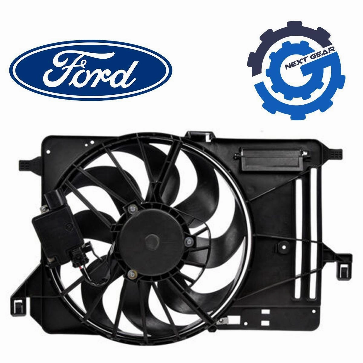 NEW GENUINE FORD RADIATOR COOLING FAN ASSEMBLY 2015 - 18 Focus  F1F1-8C607-HF