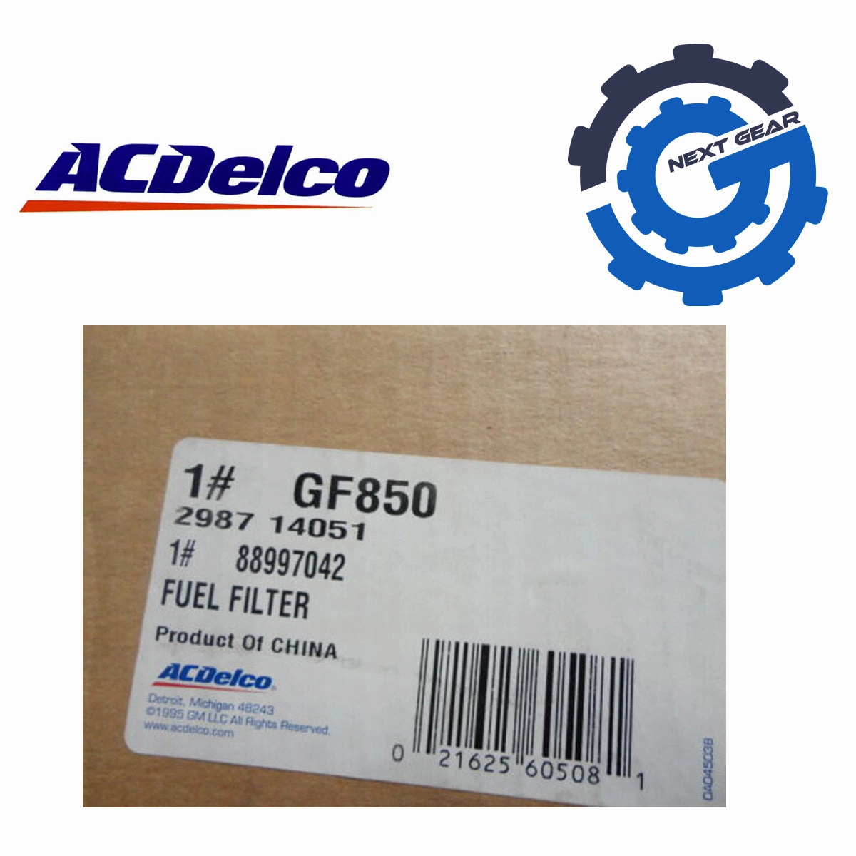New OEM AcDelco Fuel Filter For 1996- 2000 Chrysler Town & Country Grand GF850