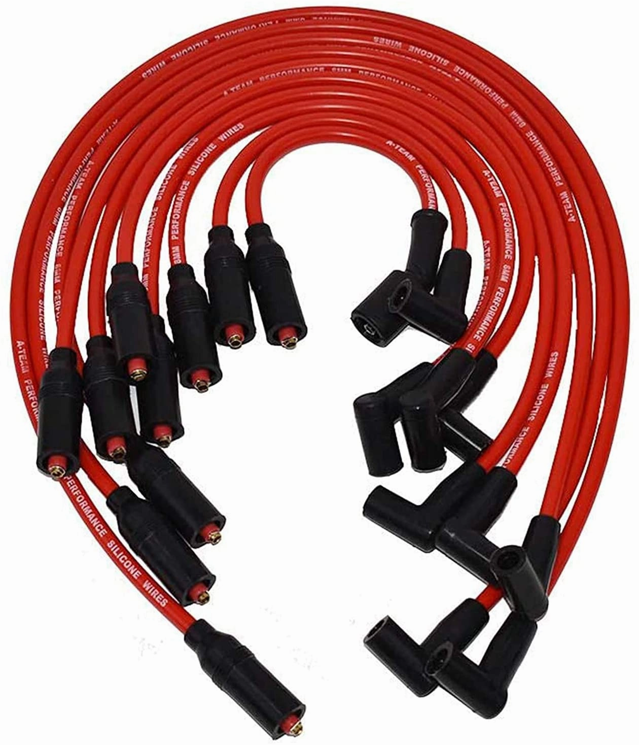 Optispark Distributor Cap, Rotor, Remote Ignition Coil, And 8.0mm Spark Plug Wires Kit For 92-94 GM Chevy Pontiac LT1 Black