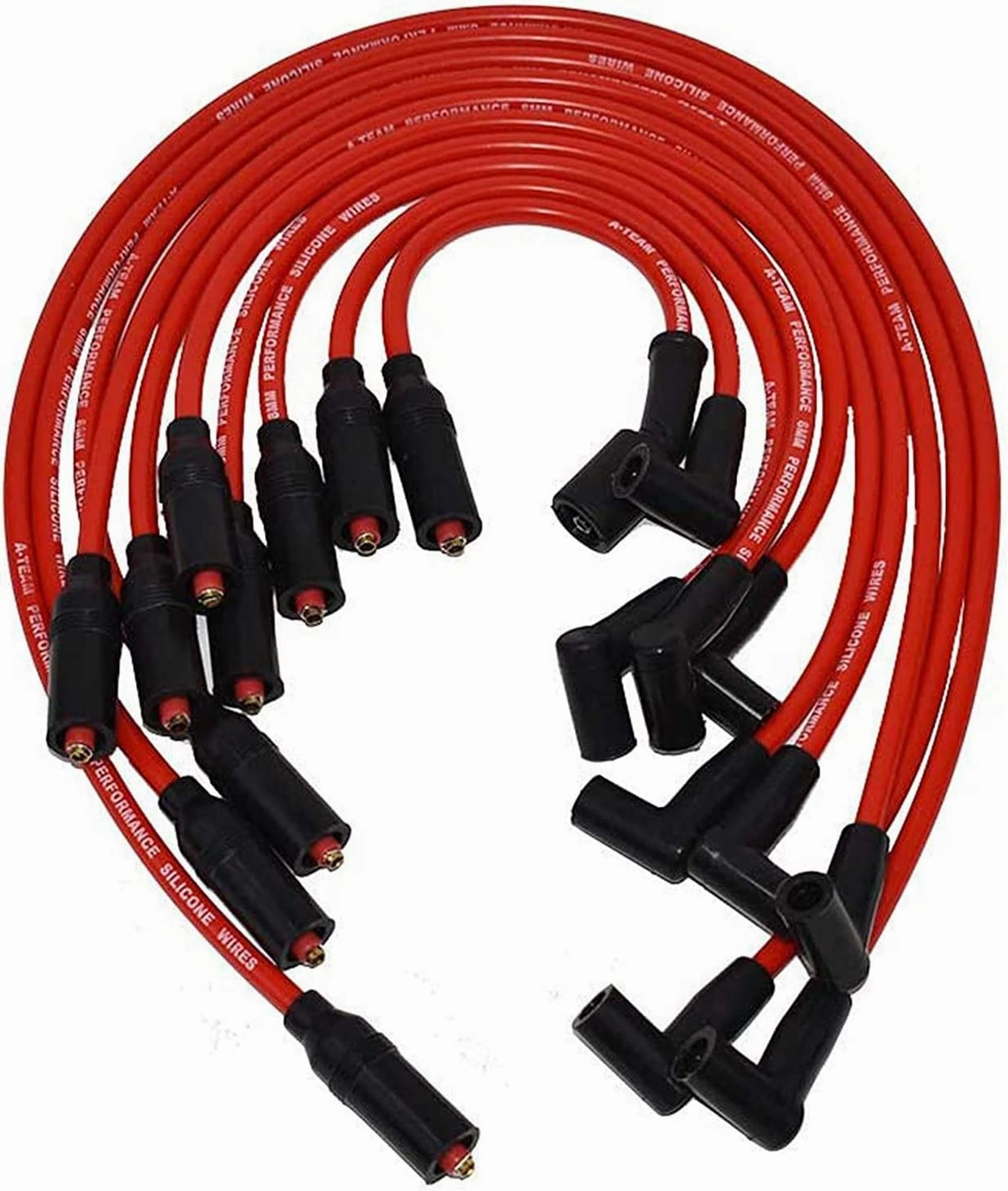 Optispark Distributor Cap, Rotor, Remote Ignition Coil And 8.0mm Spark Plug Wires Kit for 95-97 GM LT1 LT4 Black