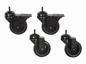 Premier Mounts CAST-BW - Mounting component (4 casters) - for flat panel - cart mountable
