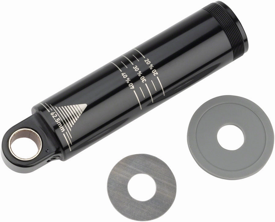 RockShox Rear Shock Damper Body - Standard Eyelet 62.5mm w/ Hydraulic Bottom Out 2.5mm Travel Spacer Super Deluxe C1  2023 