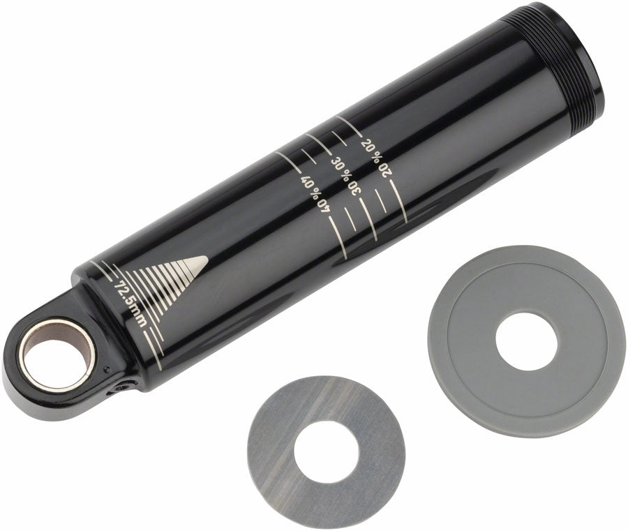 RockShox Rear Shock Damper Body - Standard Eyelet 72.5mm w/ Hydraulic Bottom Out 2.5mm Travel Spacer Super Deluxe C1  2023 