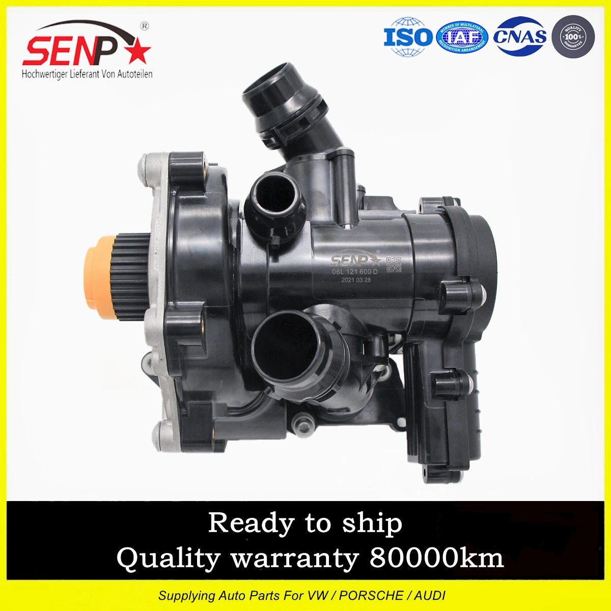SENP Mechanical Auto Engine Parts Cooling System Water Pump For AUDI VW