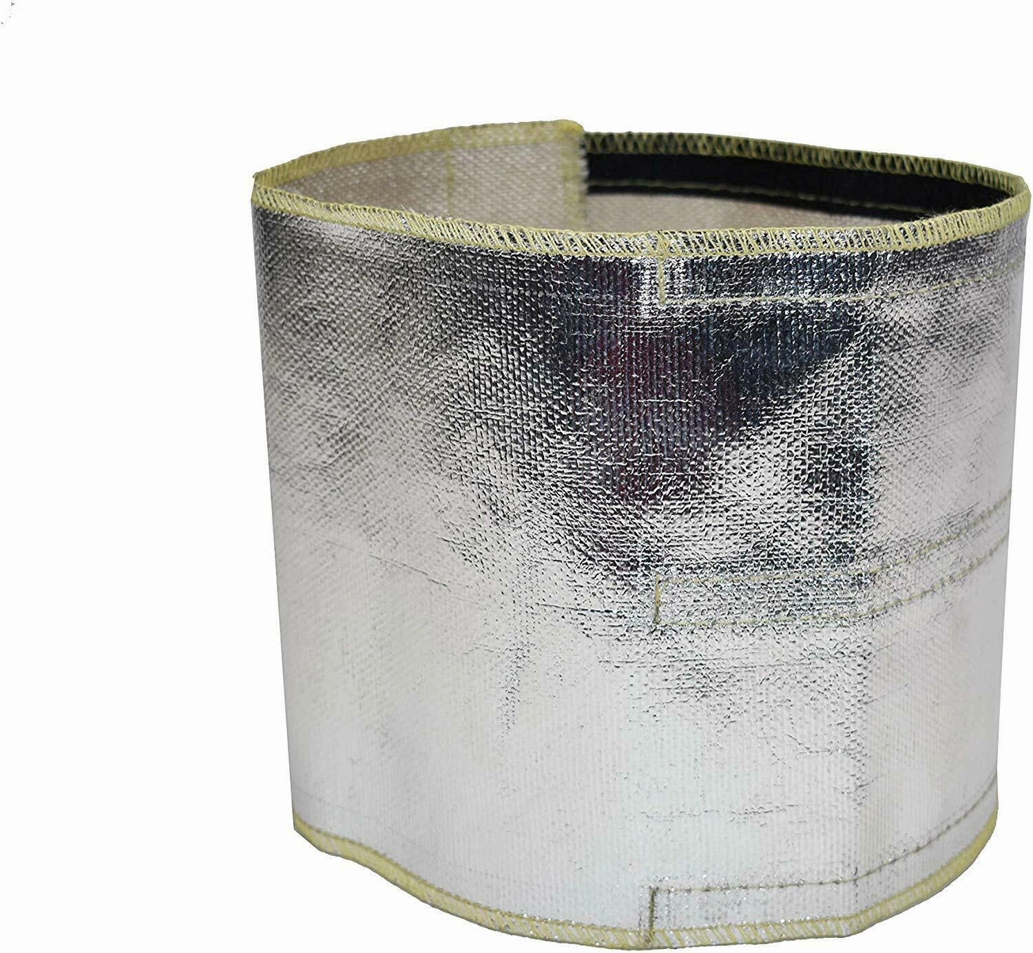 Starter Heat Shield Barrier Cover Wrap Insulation High Temperature Fiberglass Versa-Shield Aluminized Protection Silver 7"x 24"