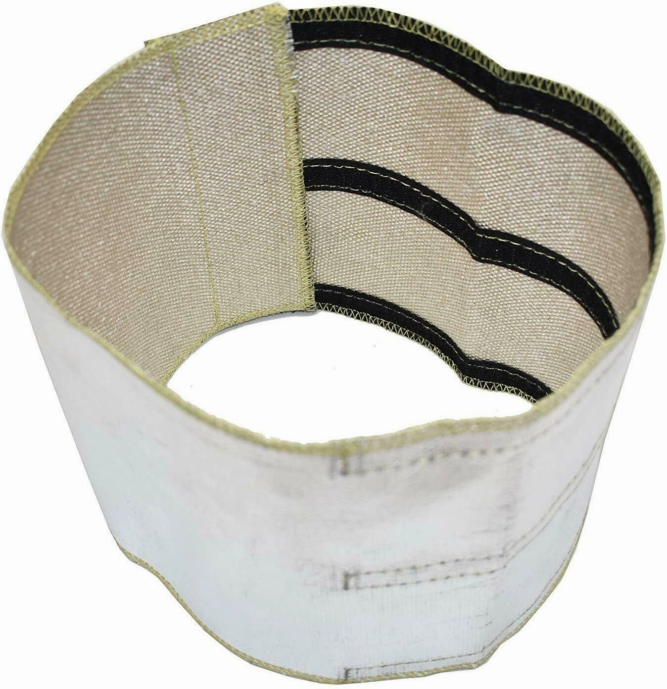Starter Heat Shield Barrier Cover Wrap Insulation High Temperature Fiberglass Versa-Shield Aluminized Protection Silver 7"x 24"